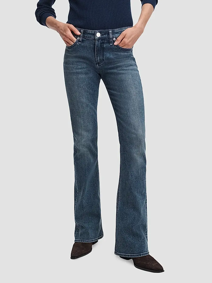 rag & bone Women's Kinsley Low-Rise Bootcut Jeans | Thumbnail 5