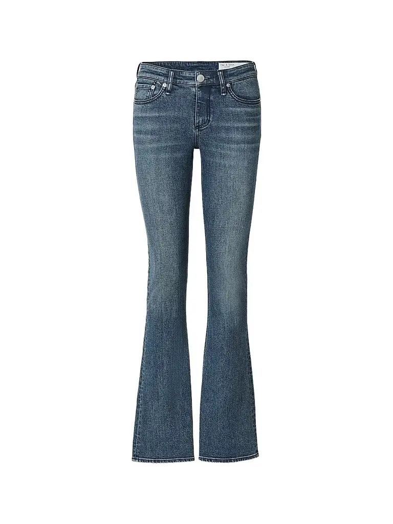 rag & bone Women's Kinsley Low-Rise Bootcut Jeans