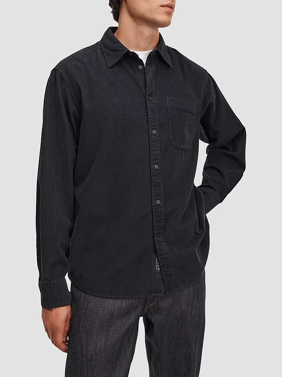 rag & bone Men's Relaxed Corduroy Shirt | Thumbnail 4 rag & bone Men's Relaxed Corduroy Shirt | Thumbnail 4