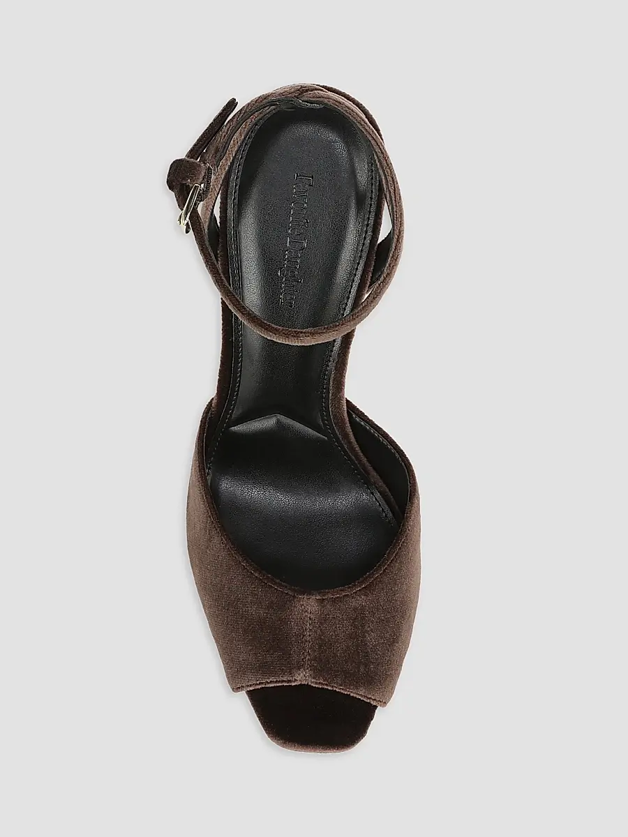 Favorite Daughter Women's Yasmine 95mm Velvet Sandals | Thumbnail 4