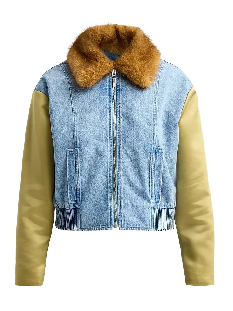 TANYA TAYLOR Women's Rue Mixed-Media Jacket