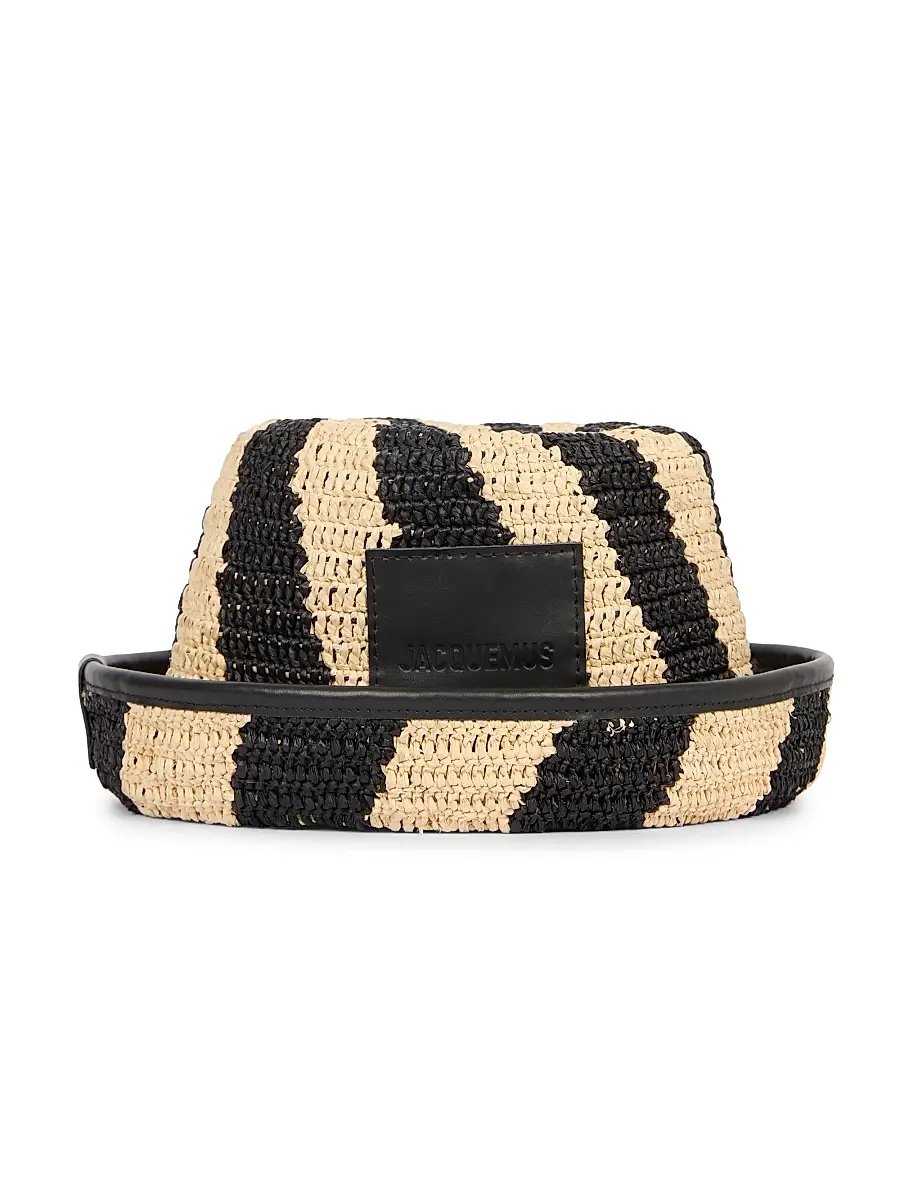Jacquemus Men's Le Bob Soli Woven Hat | Thumbnail 4 Jacquemus Men's Le Bob Soli Woven Hat | Thumbnail 4