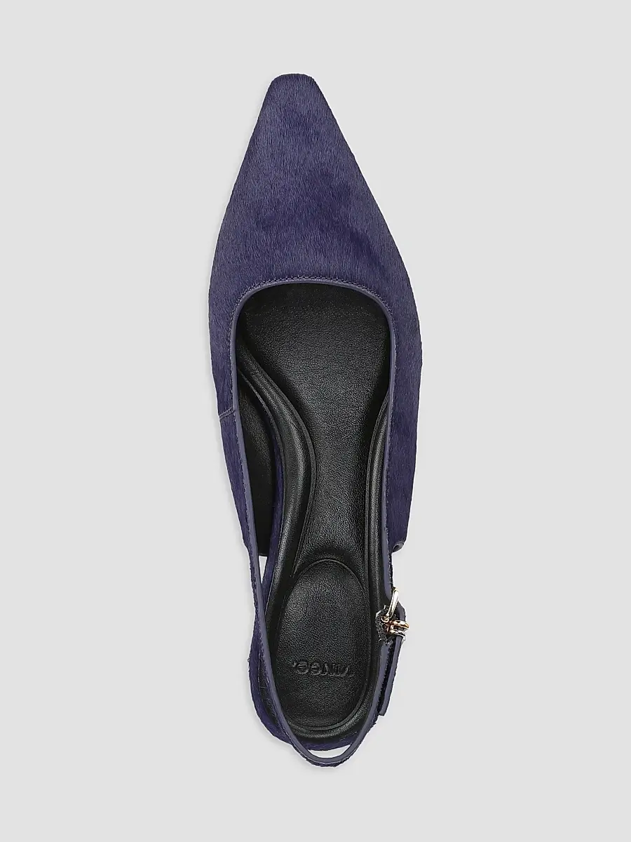 Vince Women's Sabra II 45MM Calf-Hair Slingback Kitten Heels | Thumbnail 4 Vince Women's Sabra II 45MM Calf-Hair Slingback Kitten Heels | Thumbnail 4