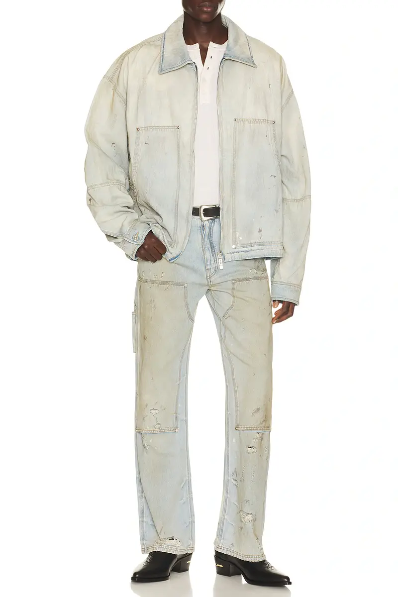 AMIRI Script Knit Henley | Thumbnail 3 AMIRI Script Knit Henley | Thumbnail 3