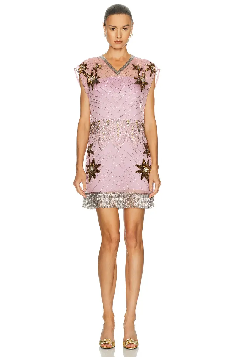 Valentino Embroidered Mini Dress | Thumbnail 2 Valentino Embroidered Mini Dress | Thumbnail 2
