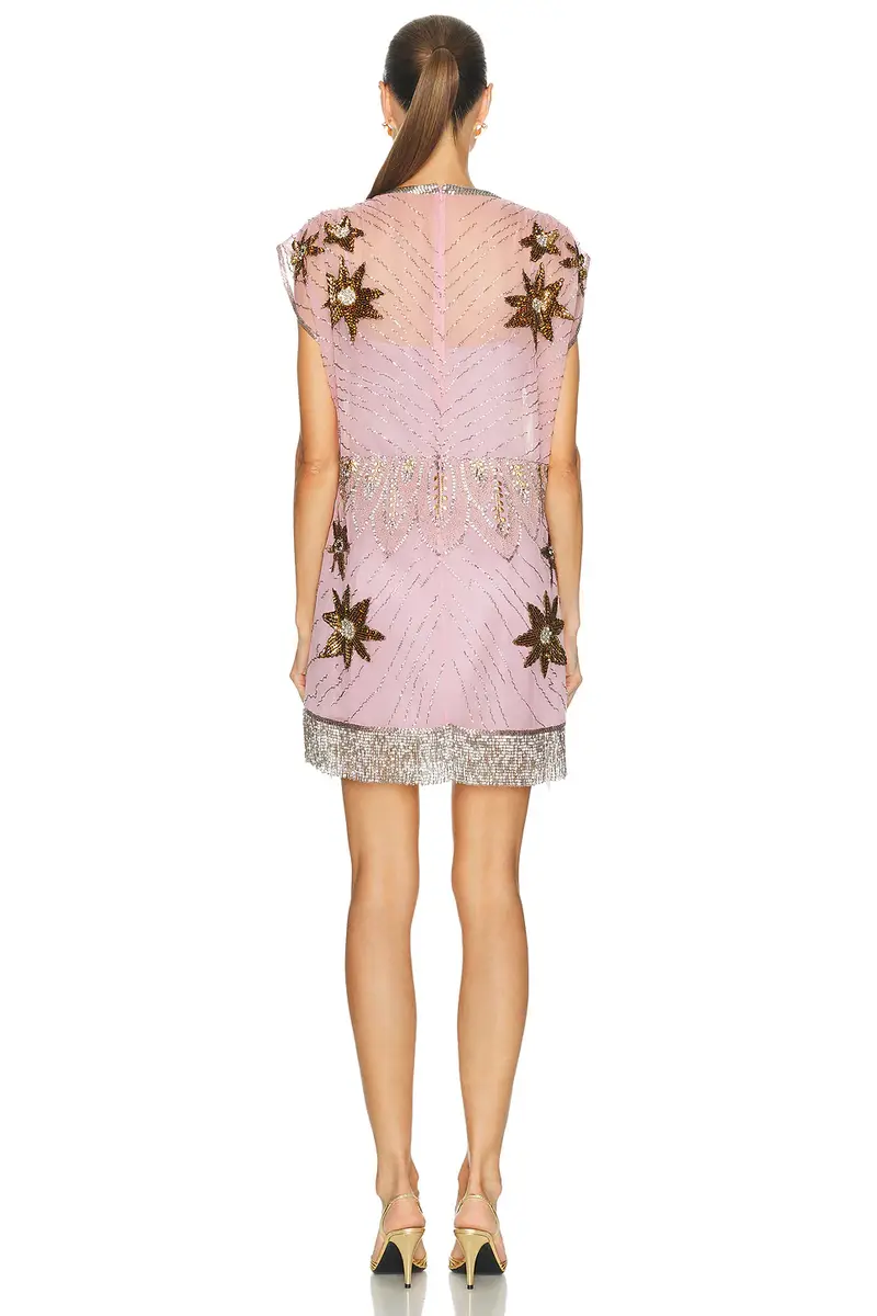 Valentino Embroidered Mini Dress | Thumbnail 4 Valentino Embroidered Mini Dress | Thumbnail 4