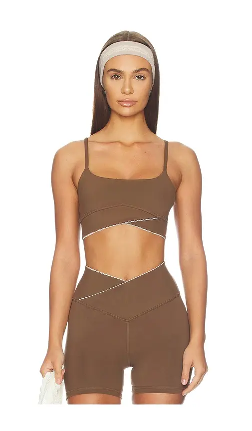 WellBeing + BeingWell WellBeing + BeingWell Flowwell Fern Sports Bra | Image 1 WellBeing + BeingWell WellBeing + BeingWell Flowwell Fern Sports Bra | Image 1