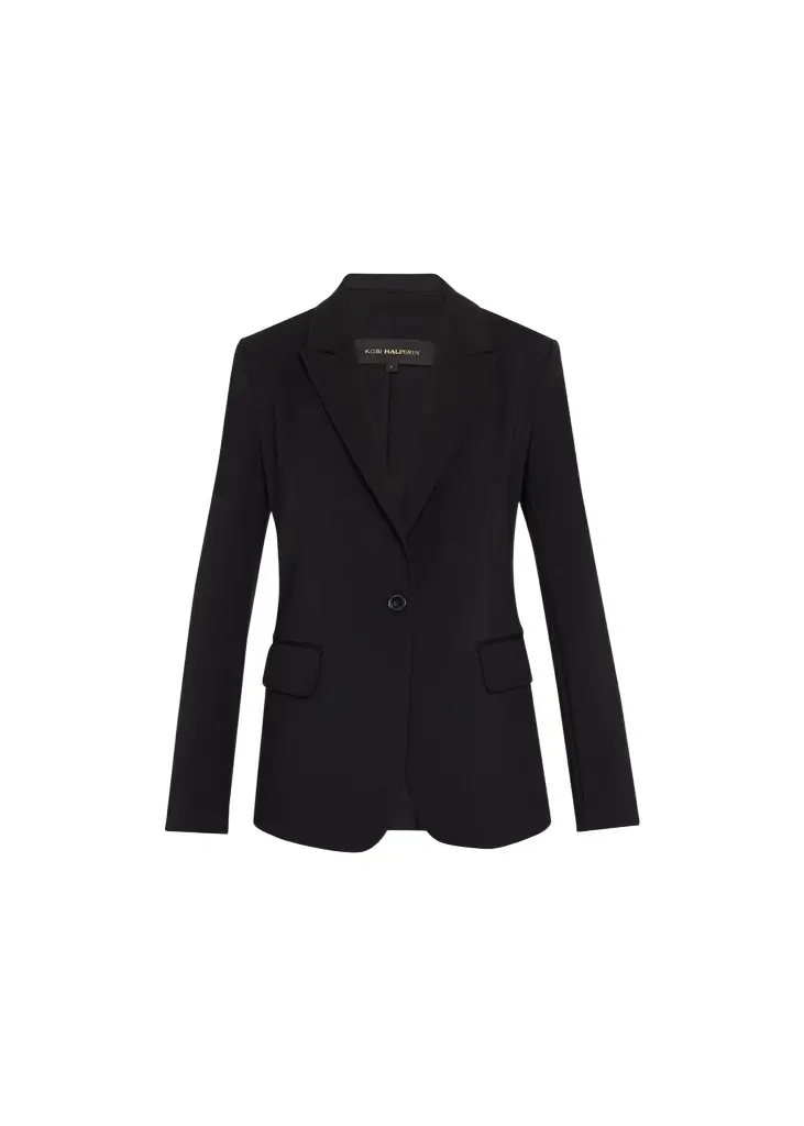 Kobi Halperin Collette Peak-Lapel Single-Button Jacket