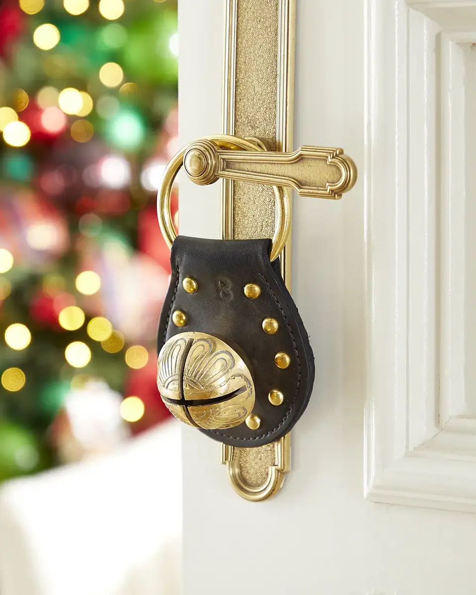 Belsnickel Enterprises Studded Brass Bell | Image 1 Belsnickel Enterprises Studded Brass Bell | Image 1