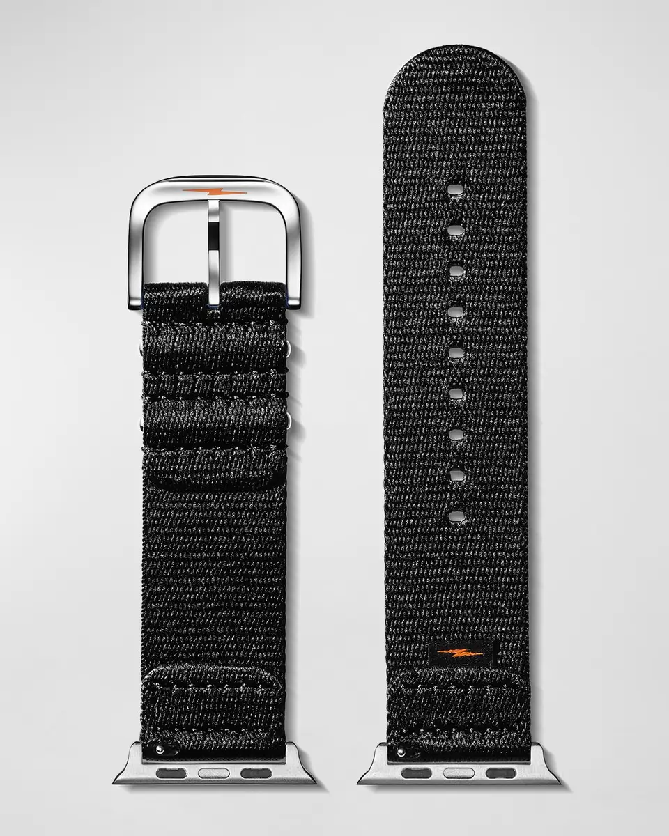 Shinola Men's 24mm Nylon Strap for Apple Watch | Thumbnail 3