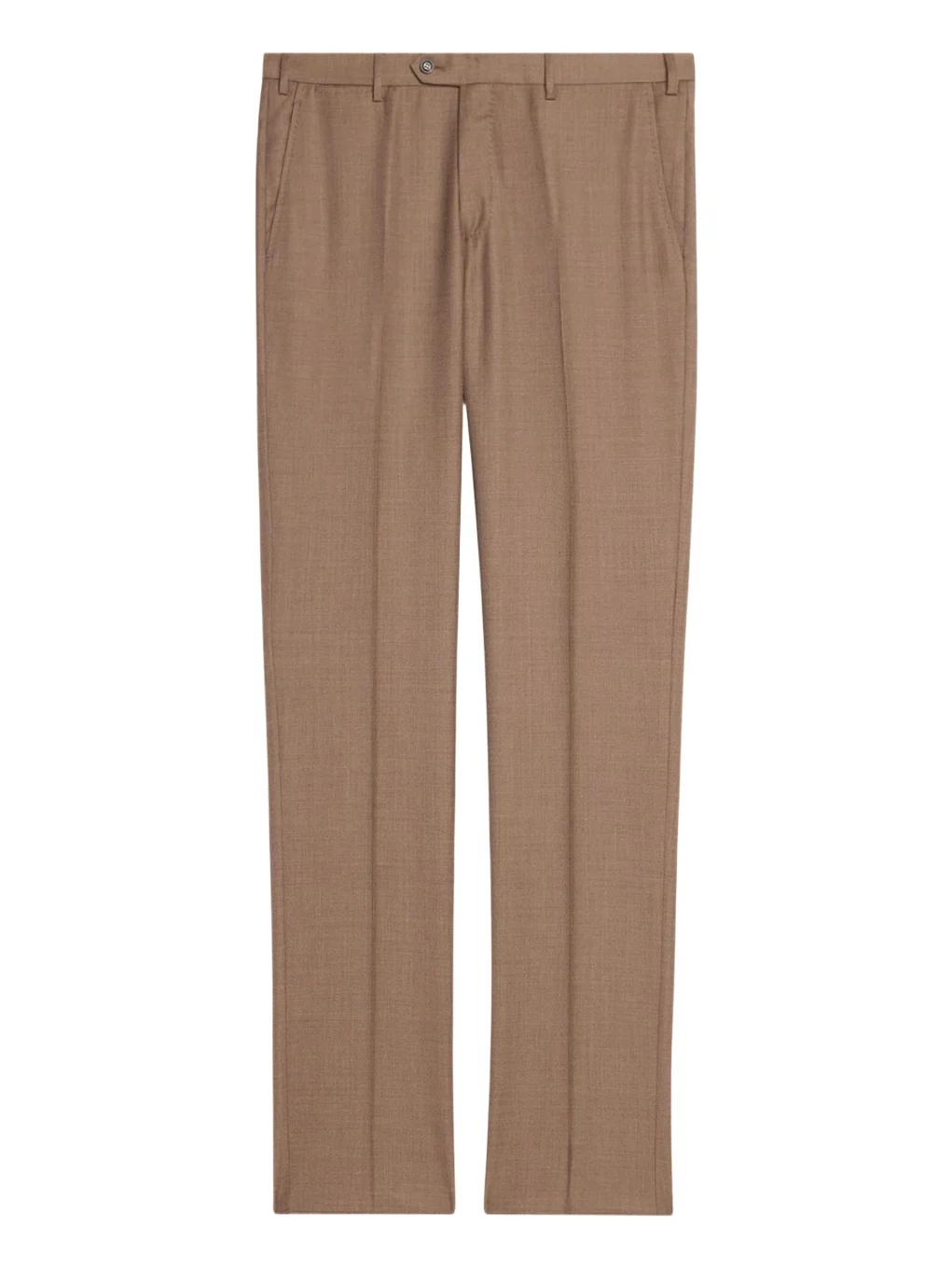 Men's Flat-Front Wool Trousers Men's Flat-Front Wool Trousers