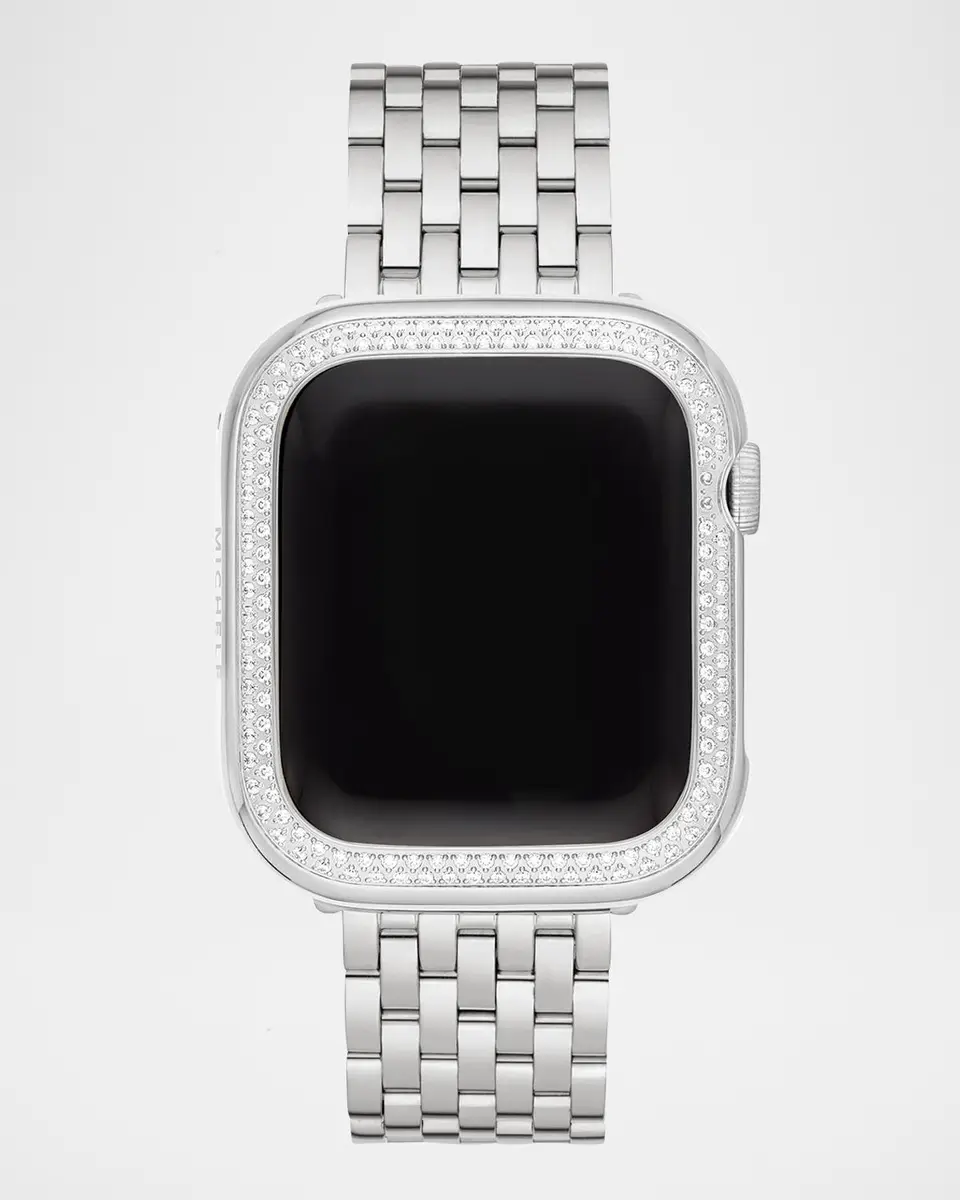 Michele Diamond Jacket for Apple Watch in Stainless Steel, 40mm | Thumbnail 2 Michele Diamond Jacket for Apple Watch in Stainless Steel, 40mm | Thumbnail 2