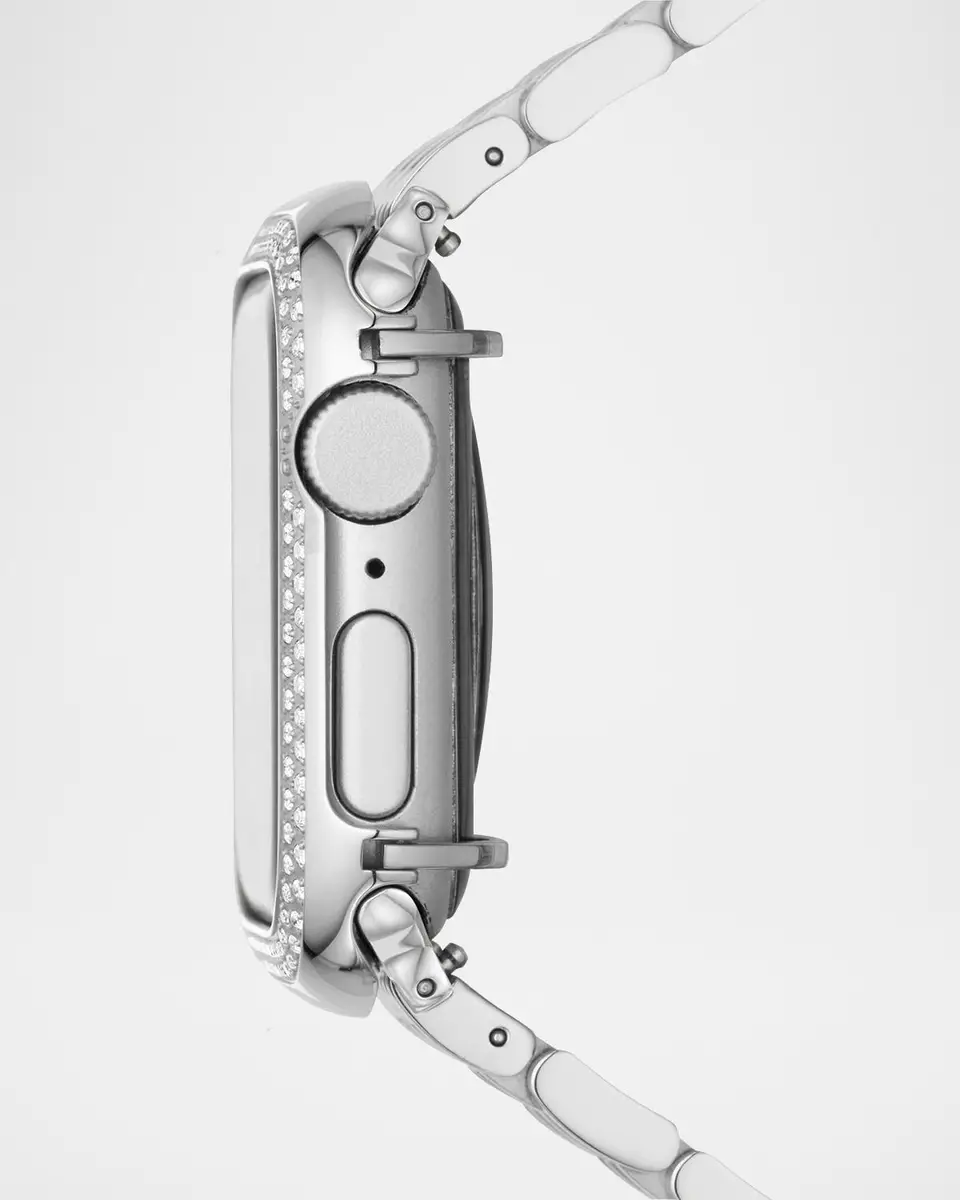 Michele Diamond Jacket for Apple Watch in Stainless Steel, 40mm | Thumbnail 4 Michele Diamond Jacket for Apple Watch in Stainless Steel, 40mm | Thumbnail 4