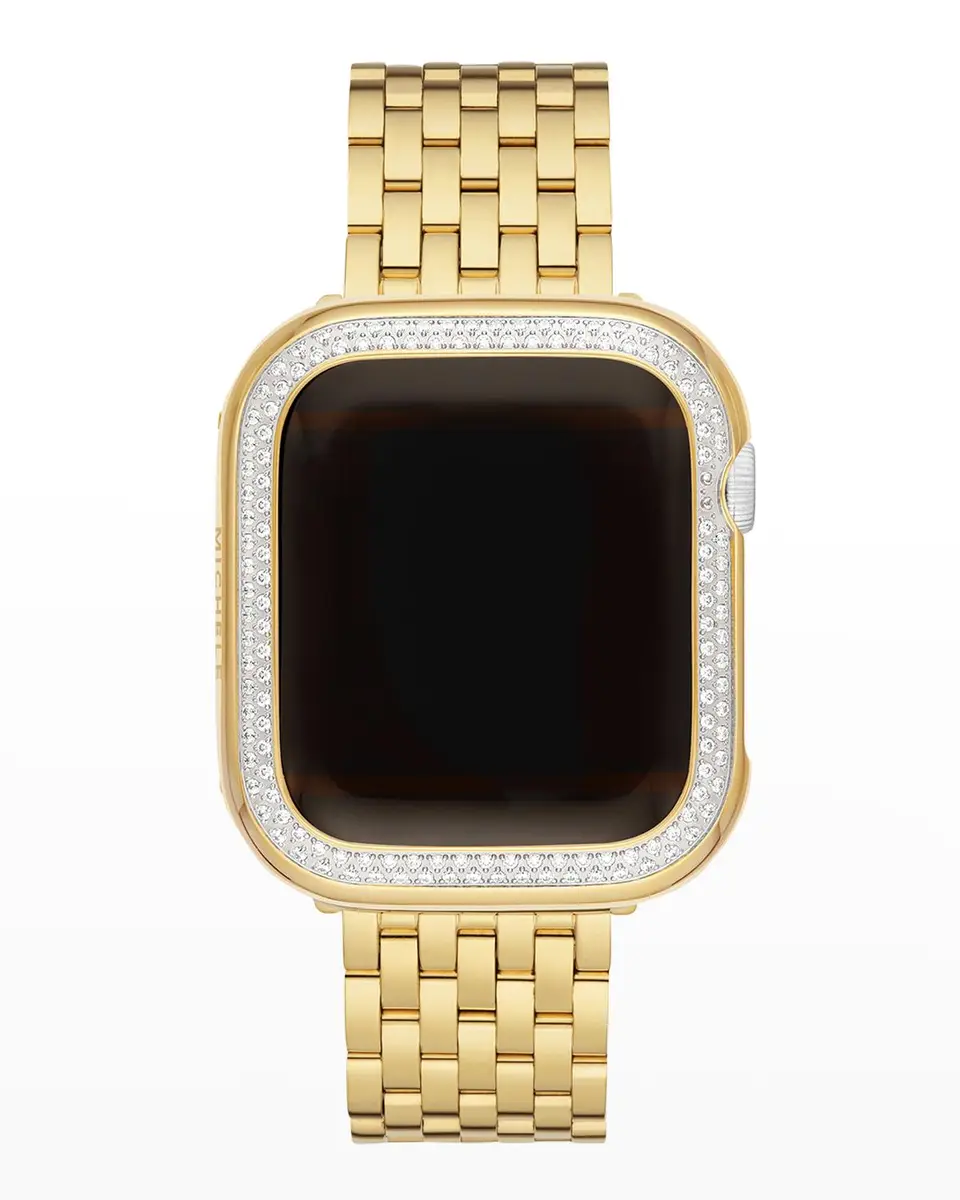 Michele Diamond Jacket for Apple Watch in Gold-Tone, 40mm | Thumbnail 3 Michele Diamond Jacket for Apple Watch in Gold-Tone, 40mm | Thumbnail 3