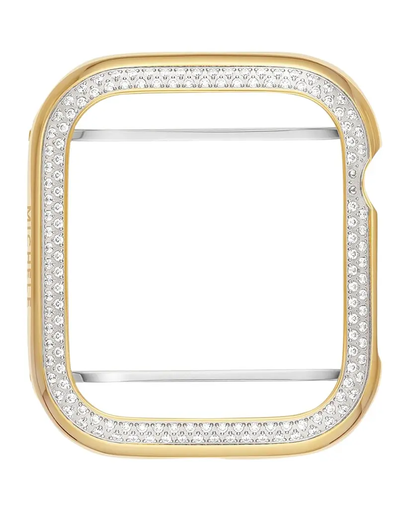 Michele Diamond Jacket for Apple Watch in Gold-Tone, 40mm | Image 1 Michele Diamond Jacket for Apple Watch in Gold-Tone, 40mm | Image 1
