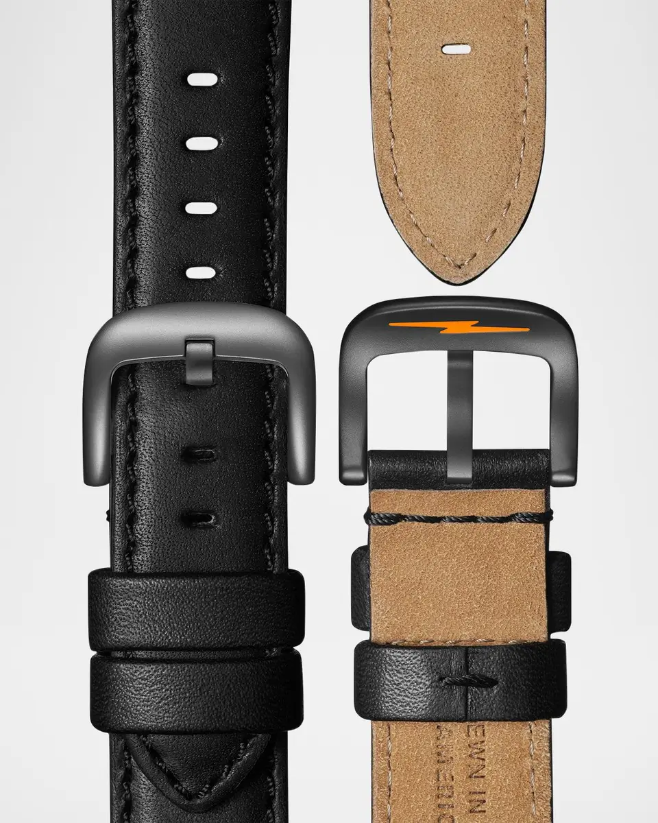 Shinola Canfield Model C Leather Strap Watch, 43mm | Thumbnail 4 Shinola Canfield Model C Leather Strap Watch, 43mm | Thumbnail 4