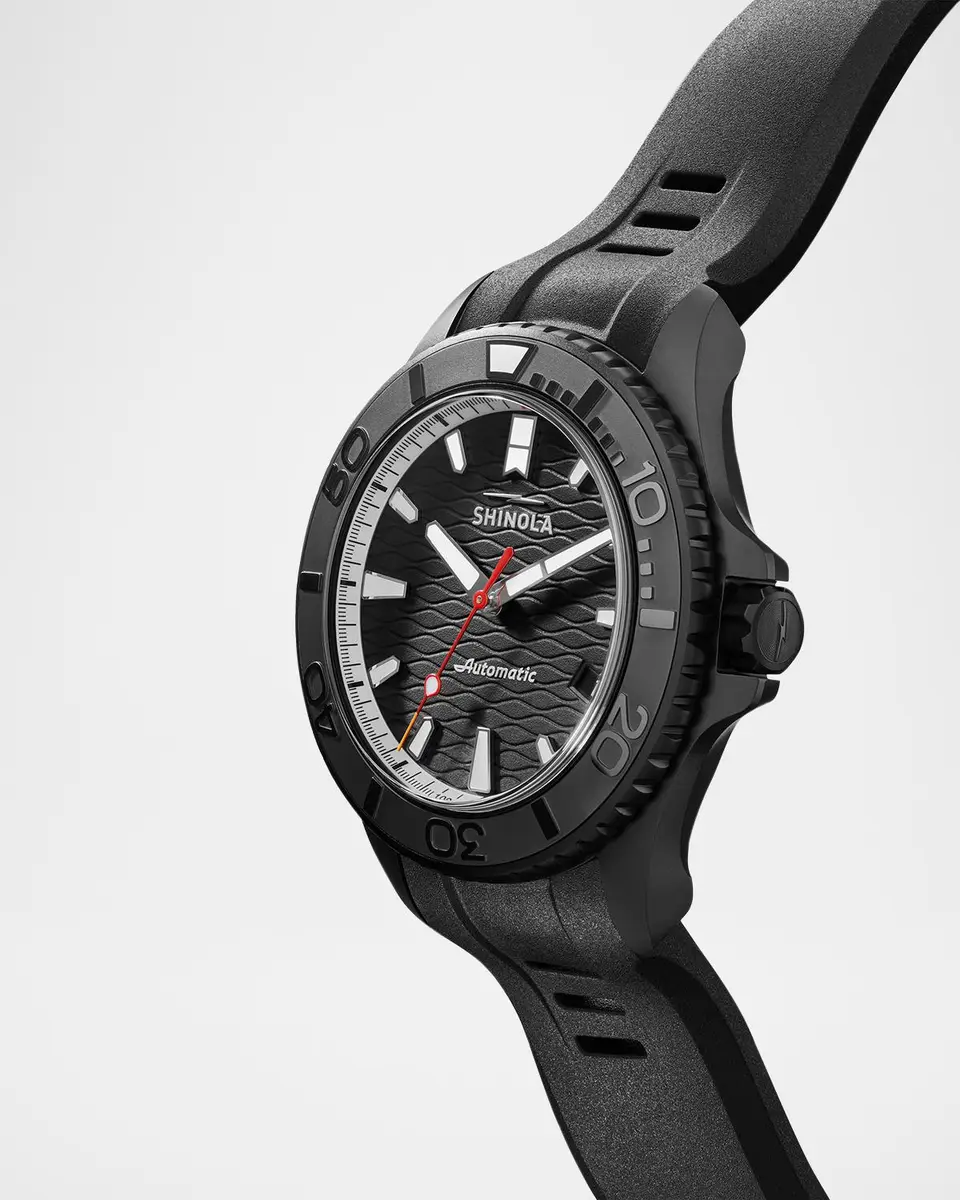Shinola Monster Automatic Rubber-Strap Watch, 43mm | Thumbnail 2 Shinola Monster Automatic Rubber-Strap Watch, 43mm | Thumbnail 2