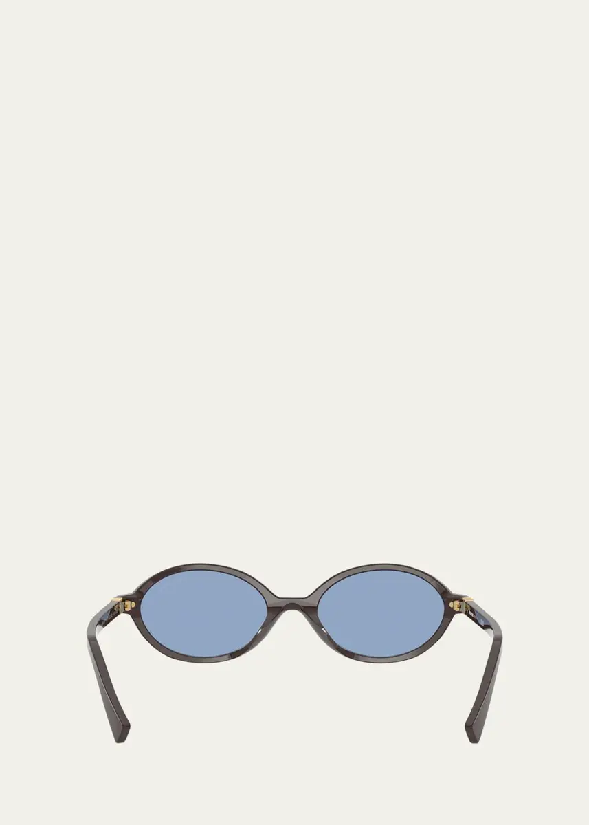 Miu Miu Acetate Oval Sunglasses | Thumbnail 6