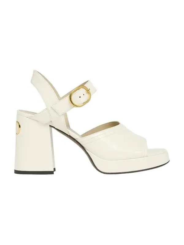 Fawcette VLogo Patent Leather Platform Sandals Fawcette VLogo Patent Leather Platform Sandals