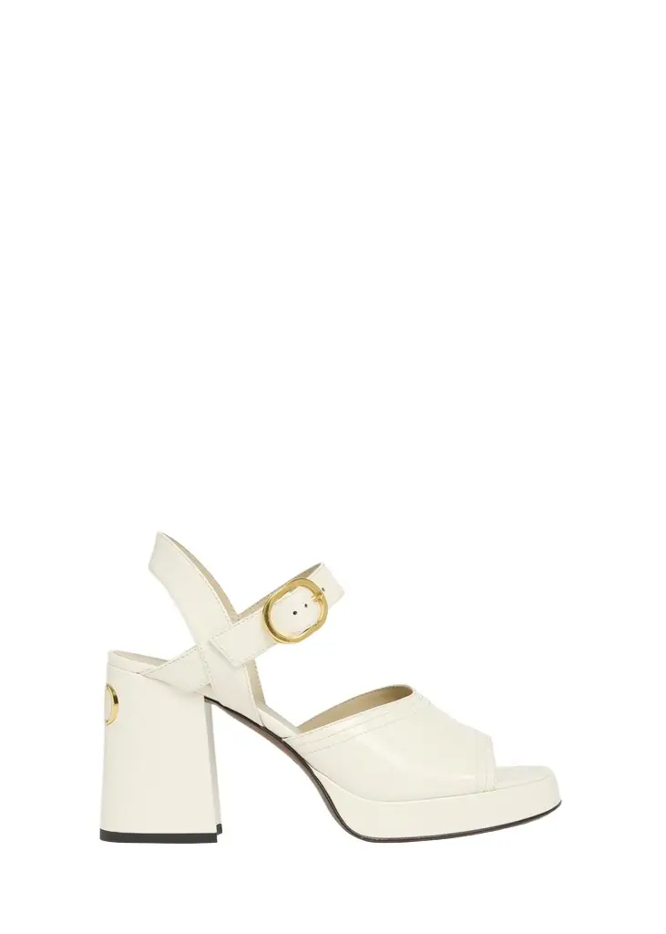 Valentino Garavani Fawcette VLogo Patent Leather Platform Sandals | Image 1 Valentino Garavani Fawcette VLogo Patent Leather Platform Sandals | Image 1