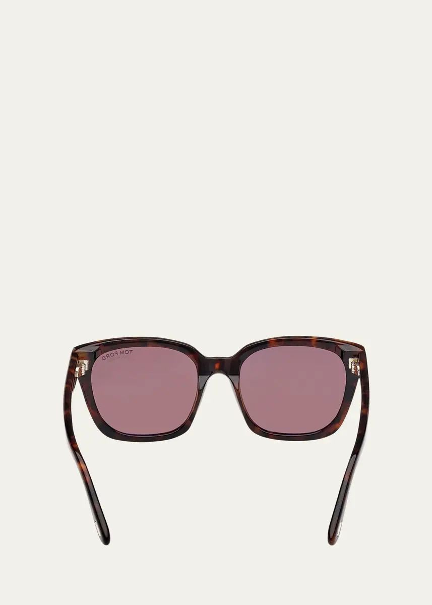 Tom Ford Haylay Acetate Rectangle Sunglasses | Thumbnail 5 Tom Ford Haylay Acetate Rectangle Sunglasses | Thumbnail 5
