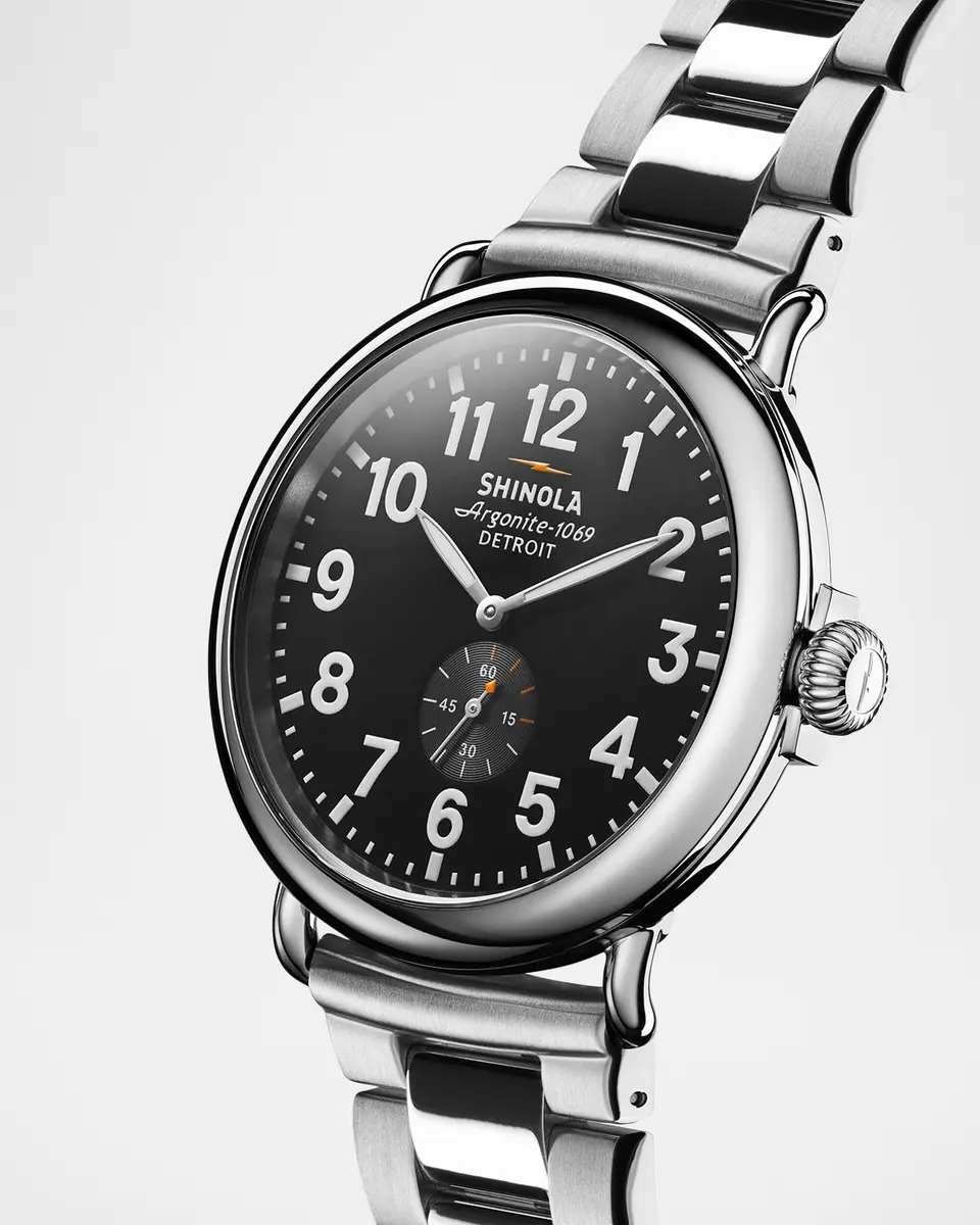 Shinola Men's Runwell Bracelet Watch, 47mm | Thumbnail 2 Shinola Men's Runwell Bracelet Watch, 47mm | Thumbnail 2