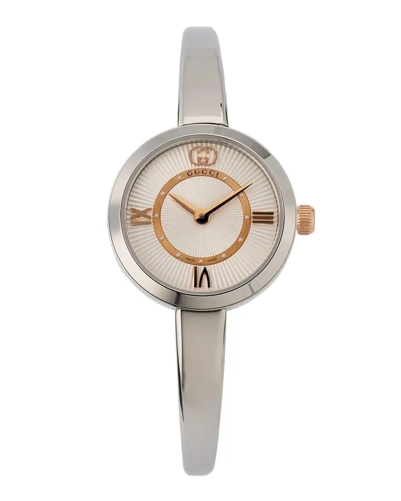 Gucci 24mm Model 2000 Watch on Hinged Bangle | Image 1 Gucci 24mm Model 2000 Watch on Hinged Bangle | Image 1