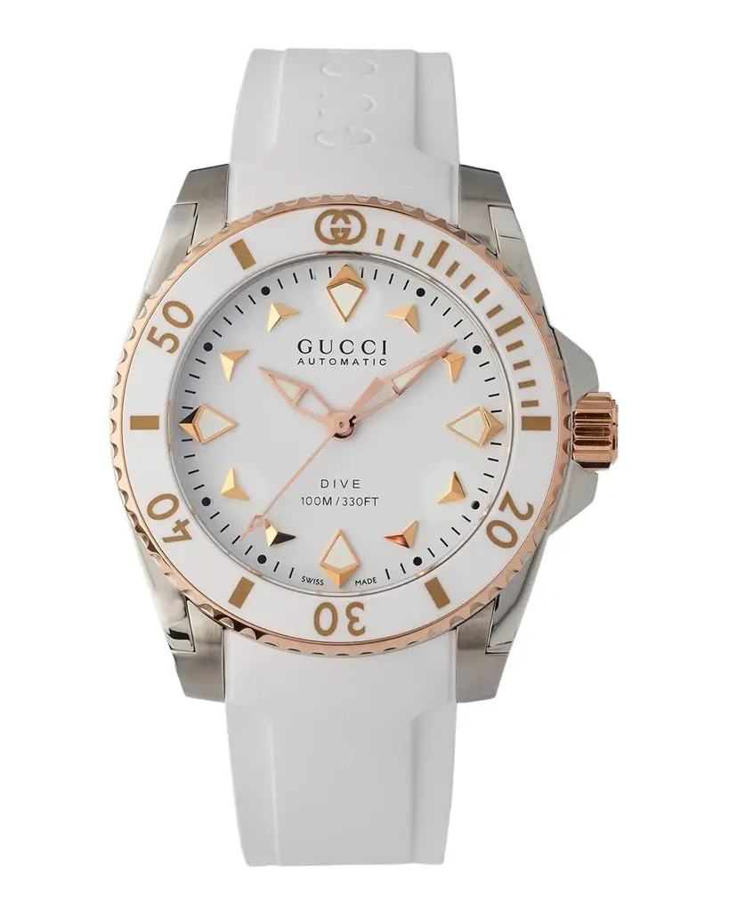 Gucci 36mm Dive White Automatic Watch | Image 1 Gucci 36mm Dive White Automatic Watch | Image 1