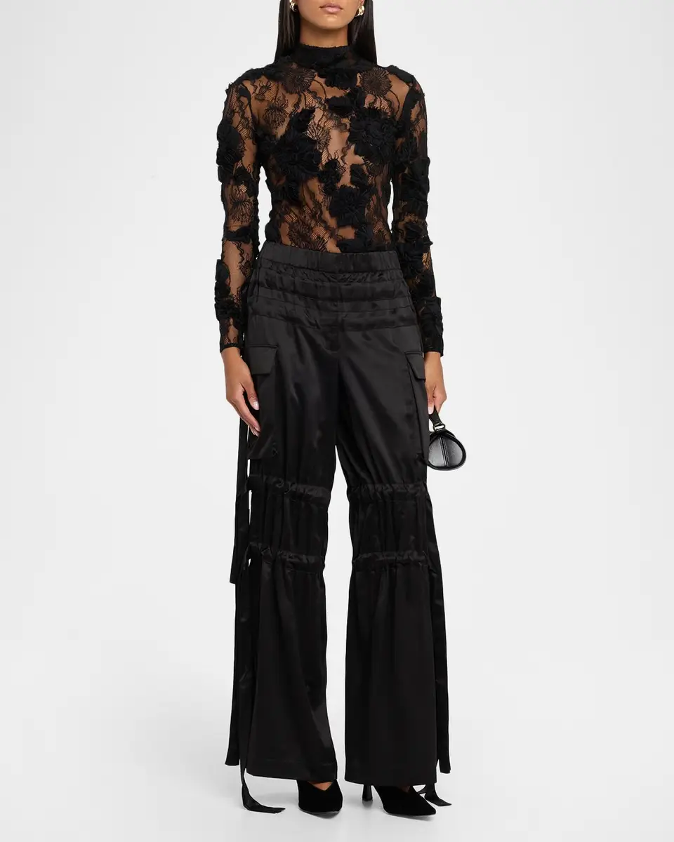 Aknvas Freja Floral Lace Mock-Neck Top | Thumbnail 2 Aknvas Freja Floral Lace Mock-Neck Top | Thumbnail 2