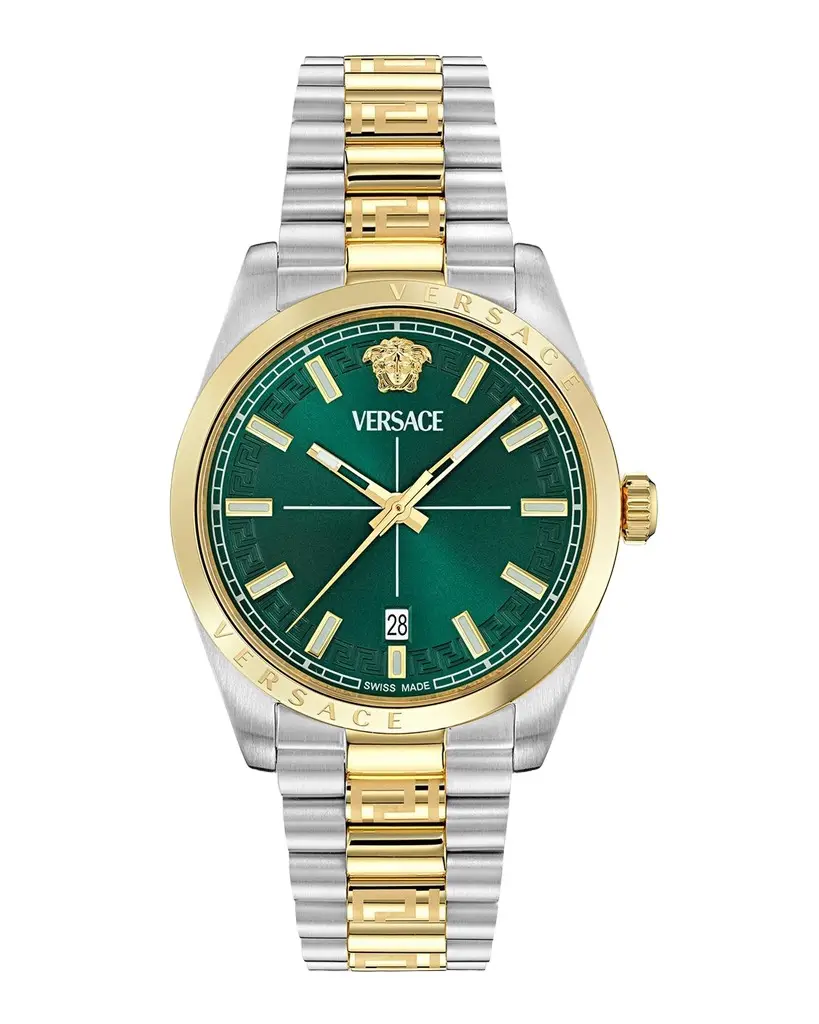 Versace Men's Millenyium Gent Two-Tone Bracelet Watch | Image 1 Versace Men's Millenyium Gent Two-Tone Bracelet Watch | Image 1