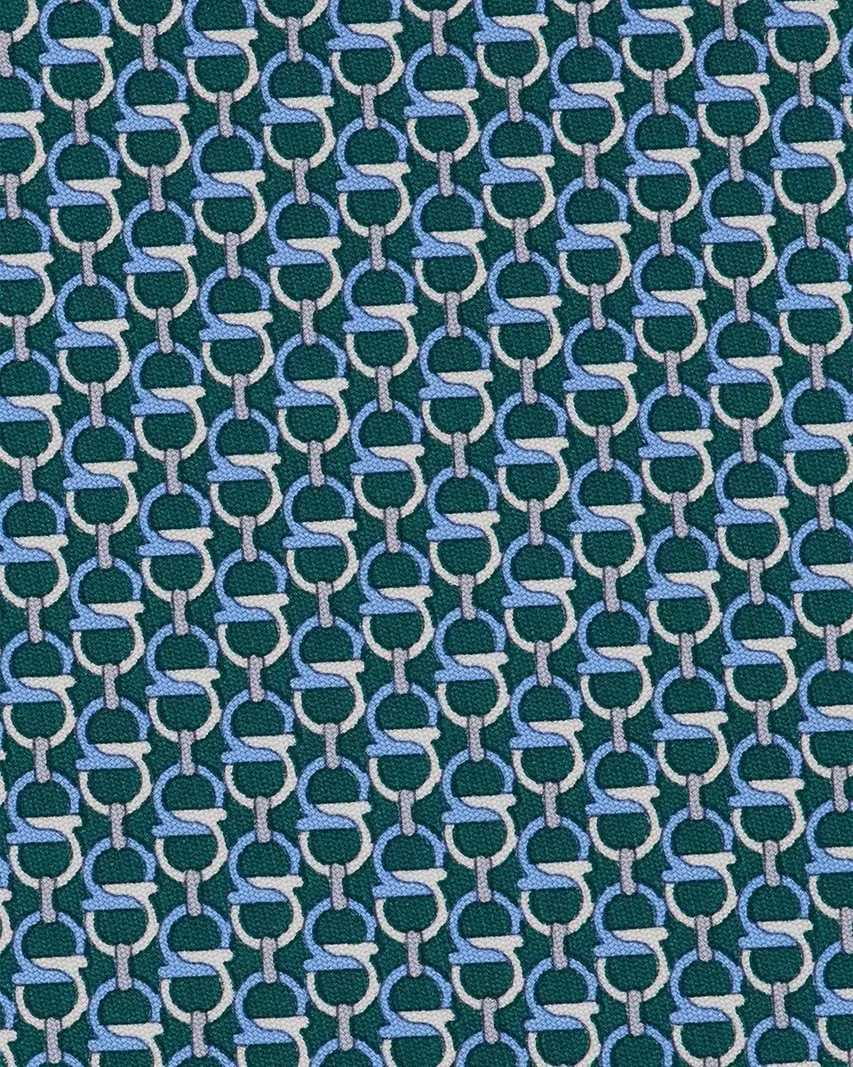 Ferragamo Men's Repeat Gancini Silk Tie | Thumbnail 4