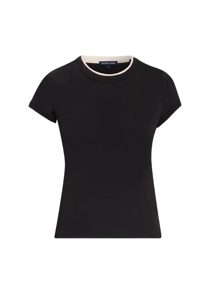 Veronica Beard Devin Stretch-Cotton T-Shirt