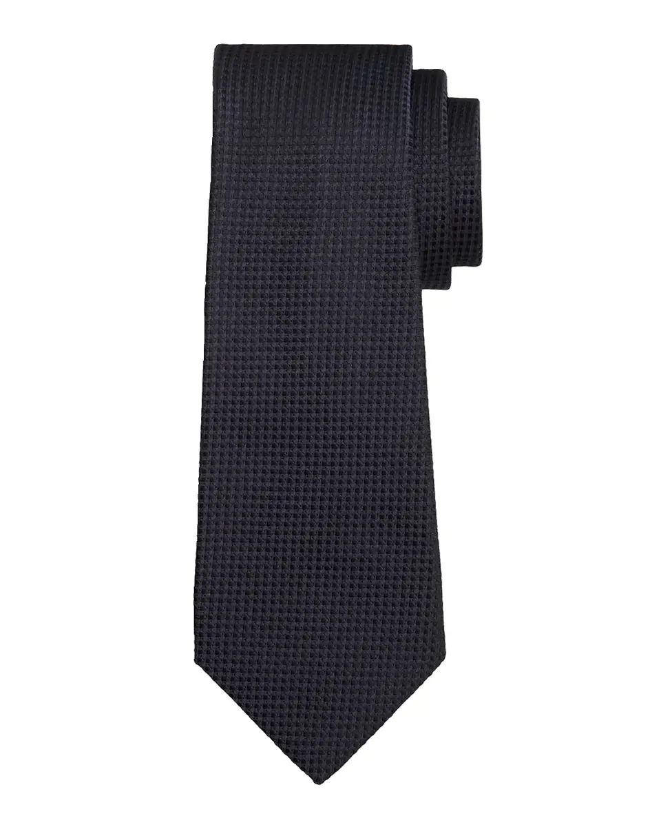 Kiton Men's Silk Micro-Jacquard 7-Fold Tie | Thumbnail 2 Kiton Men's Silk Micro-Jacquard 7-Fold Tie | Thumbnail 2