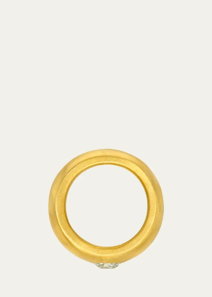 DARIUS 18K Old Mine-Cut Diamond Oversized Signet Ring | Thumbnail 4 DARIUS 18K Old Mine-Cut Diamond Oversized Signet Ring | Thumbnail 4