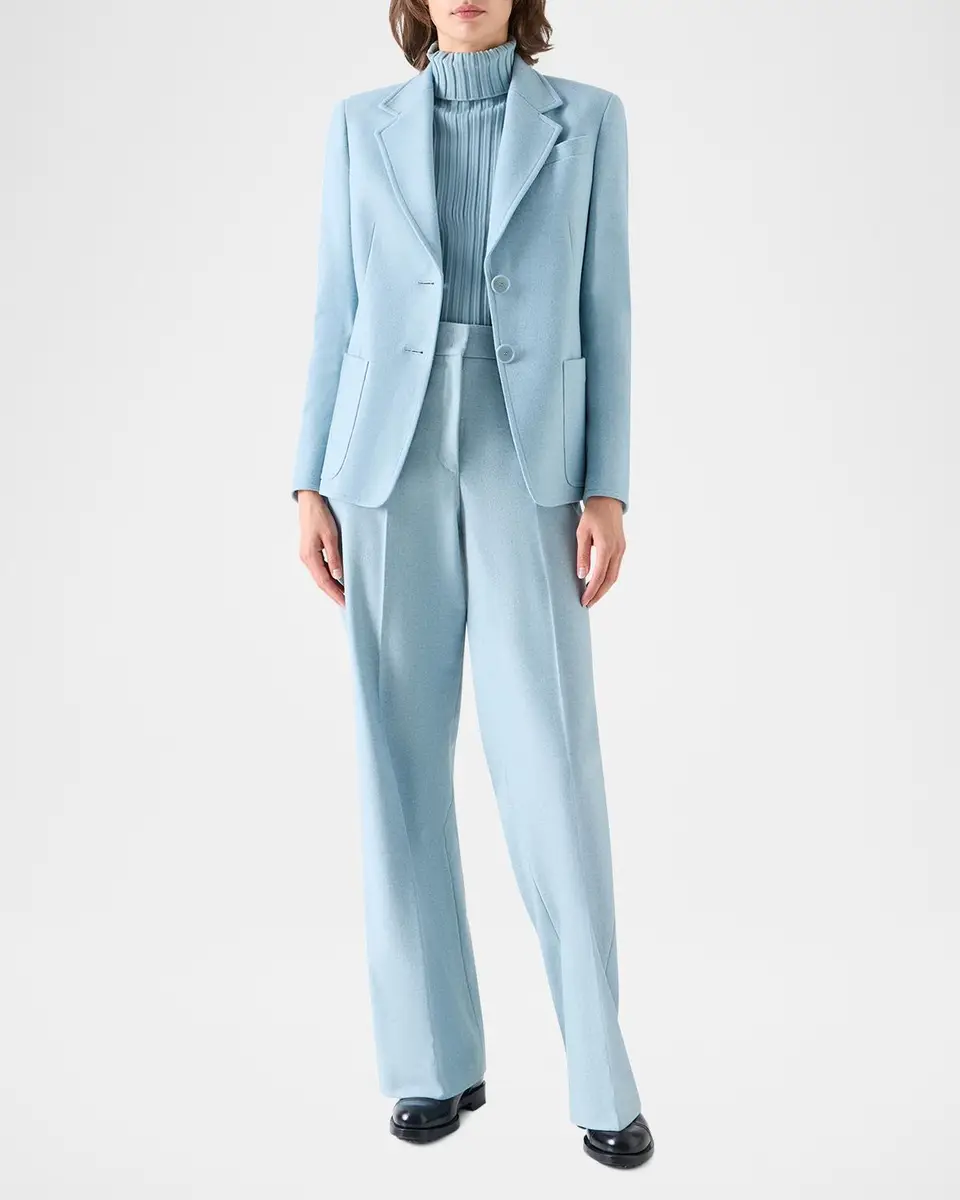 Akris punto Wool Flannel Blazer | Thumbnail 2 Akris punto Wool Flannel Blazer | Thumbnail 2