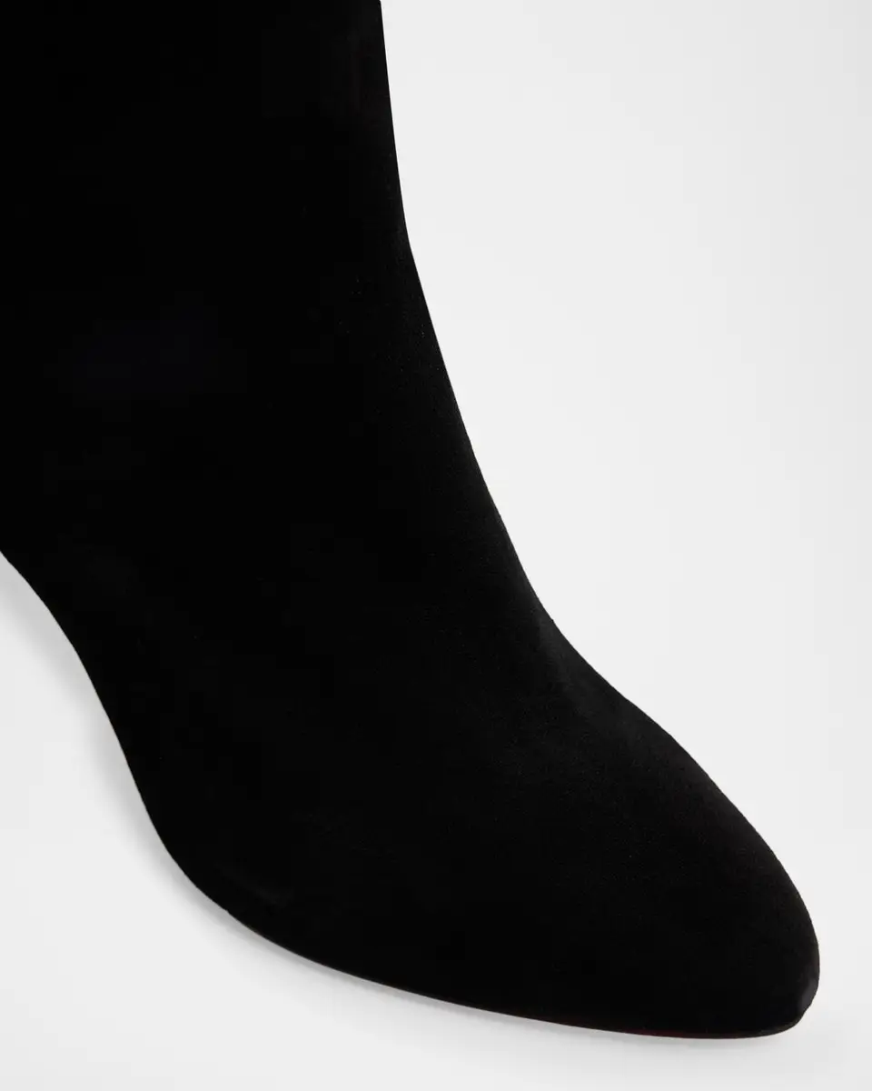 Christian Louboutin 85mm Fannylove Suede Knee-High Boots | Thumbnail 2 Christian Louboutin 85mm Fannylove Suede Knee-High Boots | Thumbnail 2