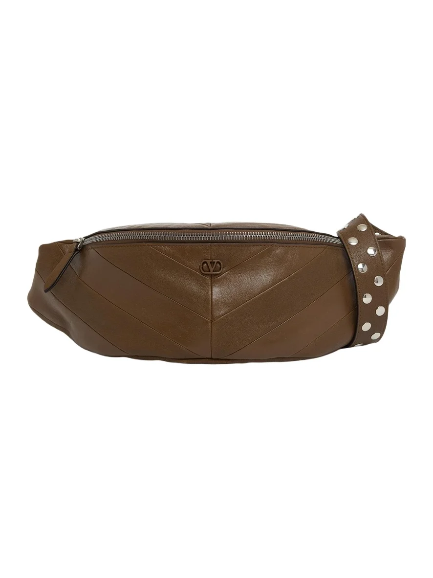 Valentino Garavani Men's VLogo Leather Belt Bag
