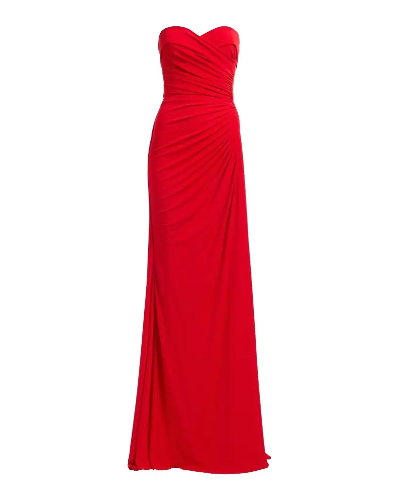Elie Saab Strapless Draped Trumpet Gown | Image 1 Elie Saab Strapless Draped Trumpet Gown | Image 1