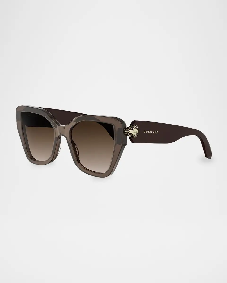 BVLGARI Serpenti 51mm Acetate Butterfly Sunglasses | Thumbnail 2 BVLGARI Serpenti 51mm Acetate Butterfly Sunglasses | Thumbnail 2