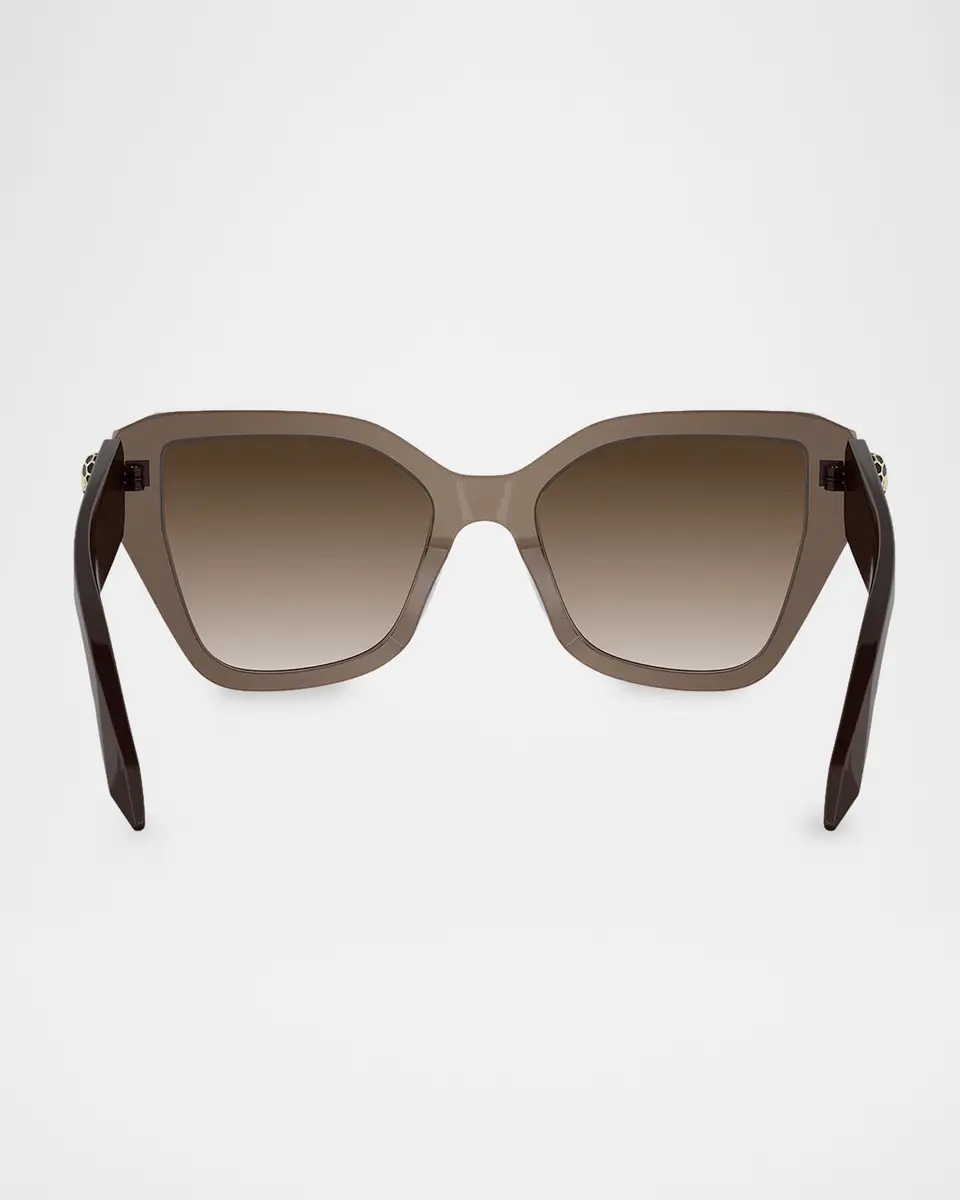 BVLGARI Serpenti 51mm Acetate Butterfly Sunglasses | Thumbnail 5 BVLGARI Serpenti 51mm Acetate Butterfly Sunglasses | Thumbnail 5