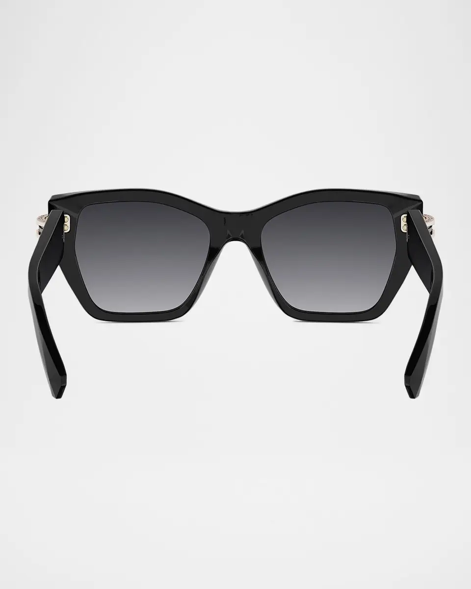 BVLGARI B. Zero1 52mm Acetate Butterfly Sunglasses | Thumbnail 5 BVLGARI B. Zero1 52mm Acetate Butterfly Sunglasses | Thumbnail 5