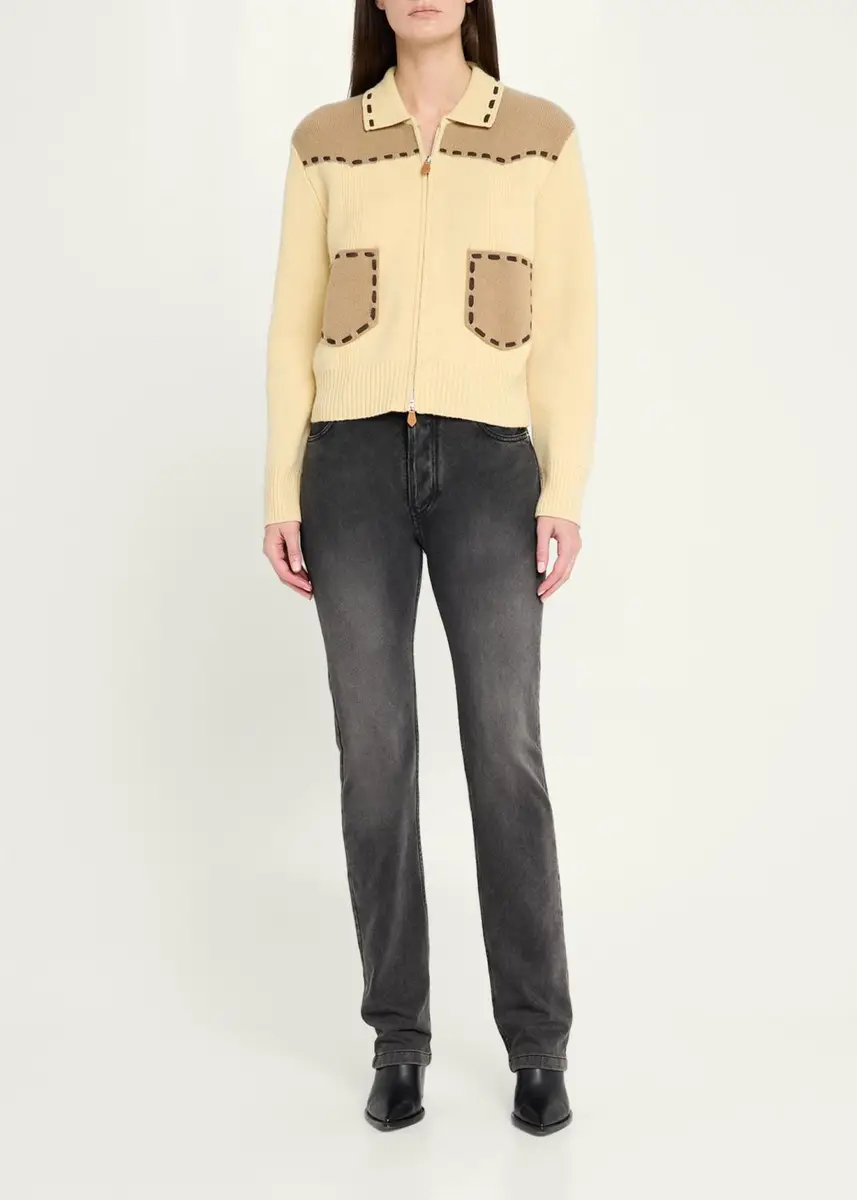 Guest In Residence Saddle Up Cashmere-Wool Jacket | Thumbnail 2 Guest In Residence Saddle Up Cashmere-Wool Jacket | Thumbnail 2