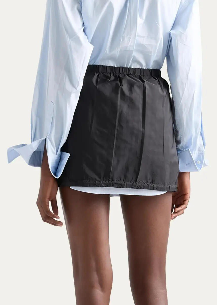 Prada A-Line Mini Skirt | Thumbnail 3