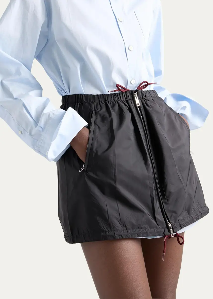 Prada A-Line Mini Skirt | Thumbnail 5