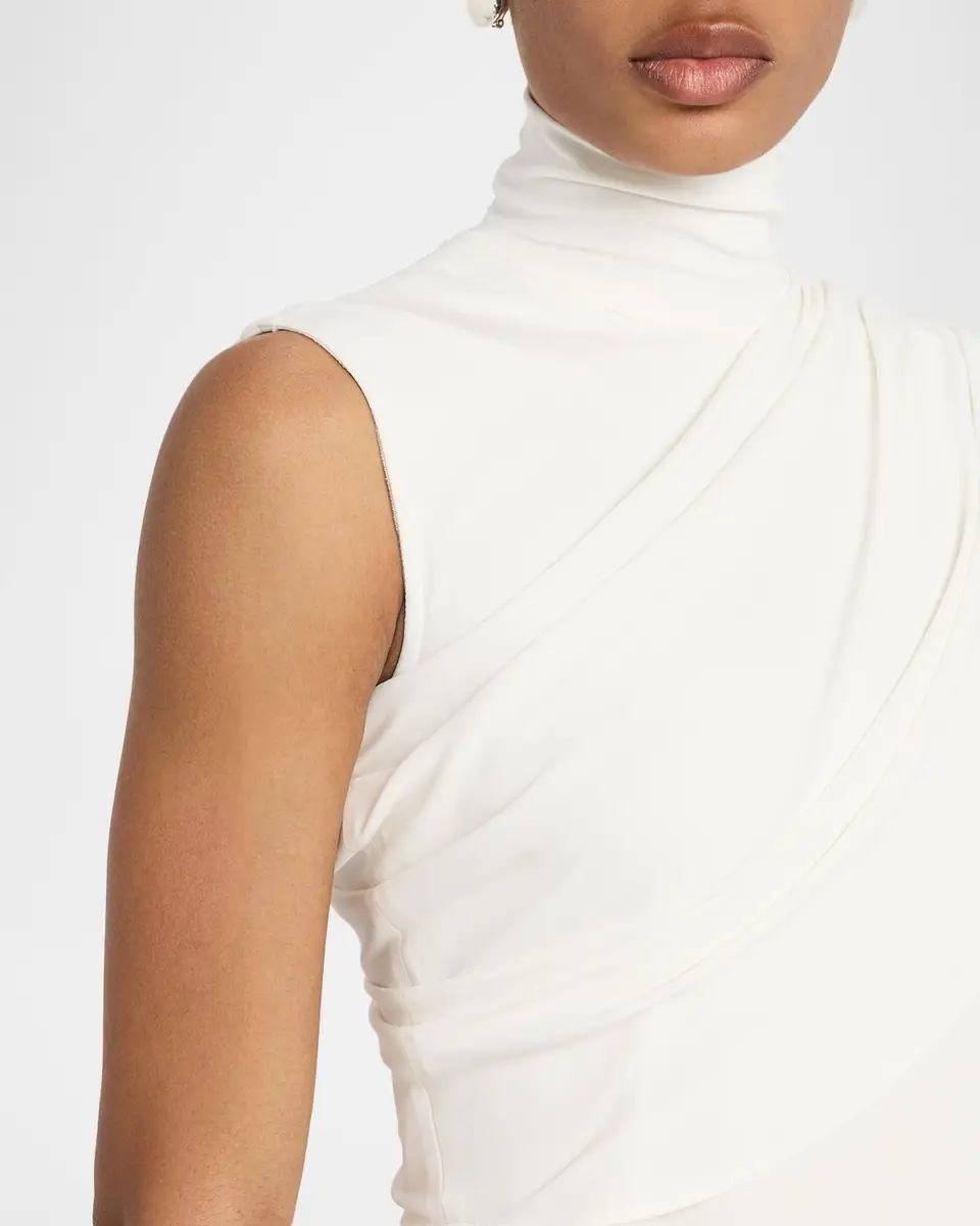 Courrèges Twist Draped A-Line Mini Dress | Thumbnail 5