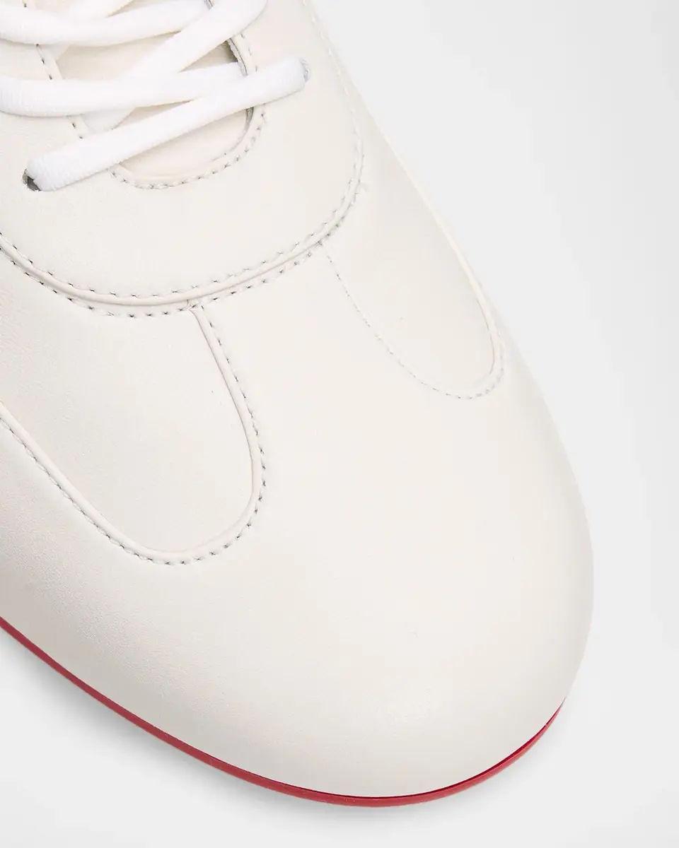 Christian Louboutin Eleonora Flex Leather Low-Top Sneakers | Thumbnail 3 Christian Louboutin Eleonora Flex Leather Low-Top Sneakers | Thumbnail 3