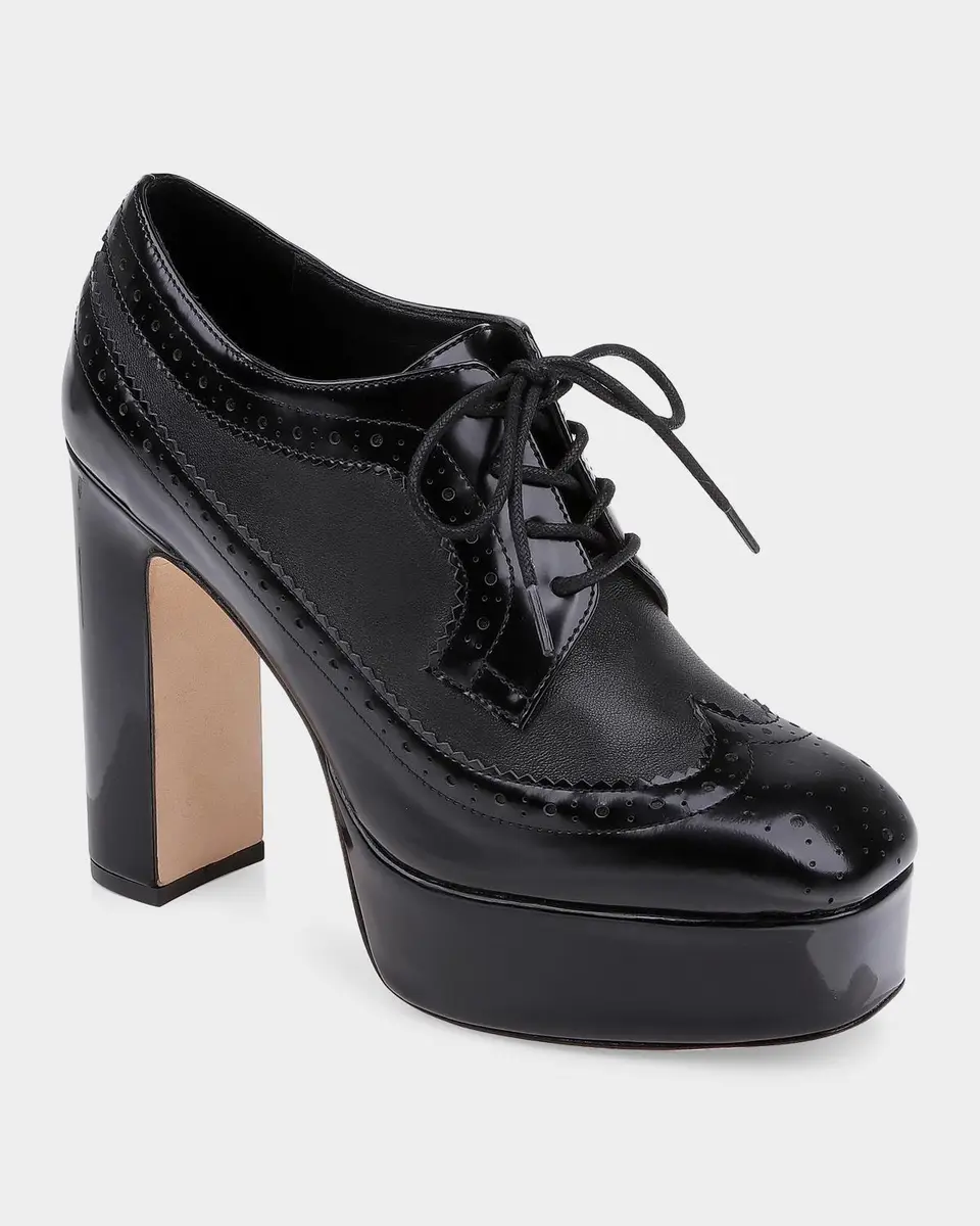 L'Agence Tania 125MM Leather Platform Pumps | Thumbnail 2 L'Agence Tania 125MM Leather Platform Pumps | Thumbnail 2