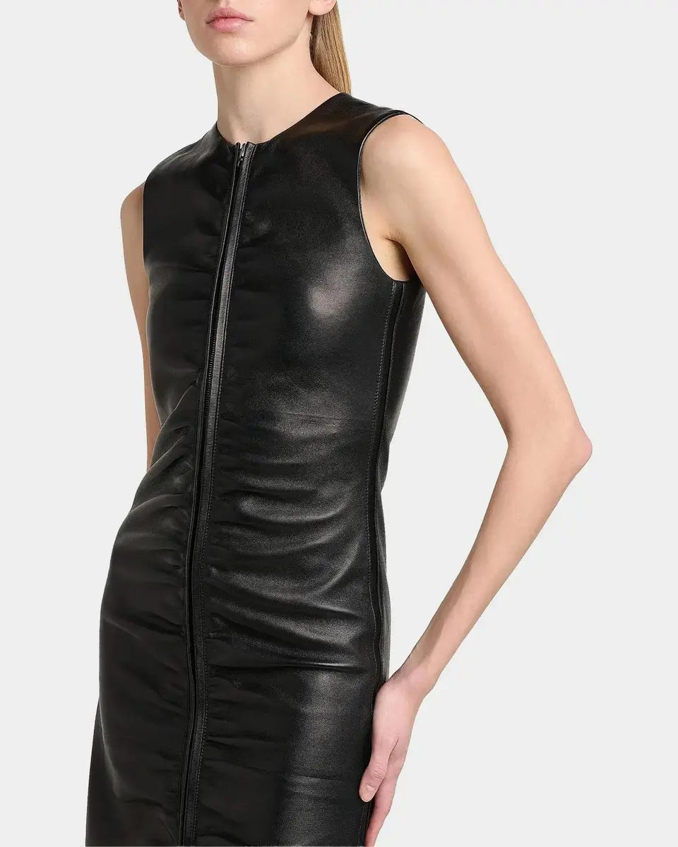 Tom Ford Lamb Leather Midi Dress | Thumbnail 5 Tom Ford Lamb Leather Midi Dress | Thumbnail 5