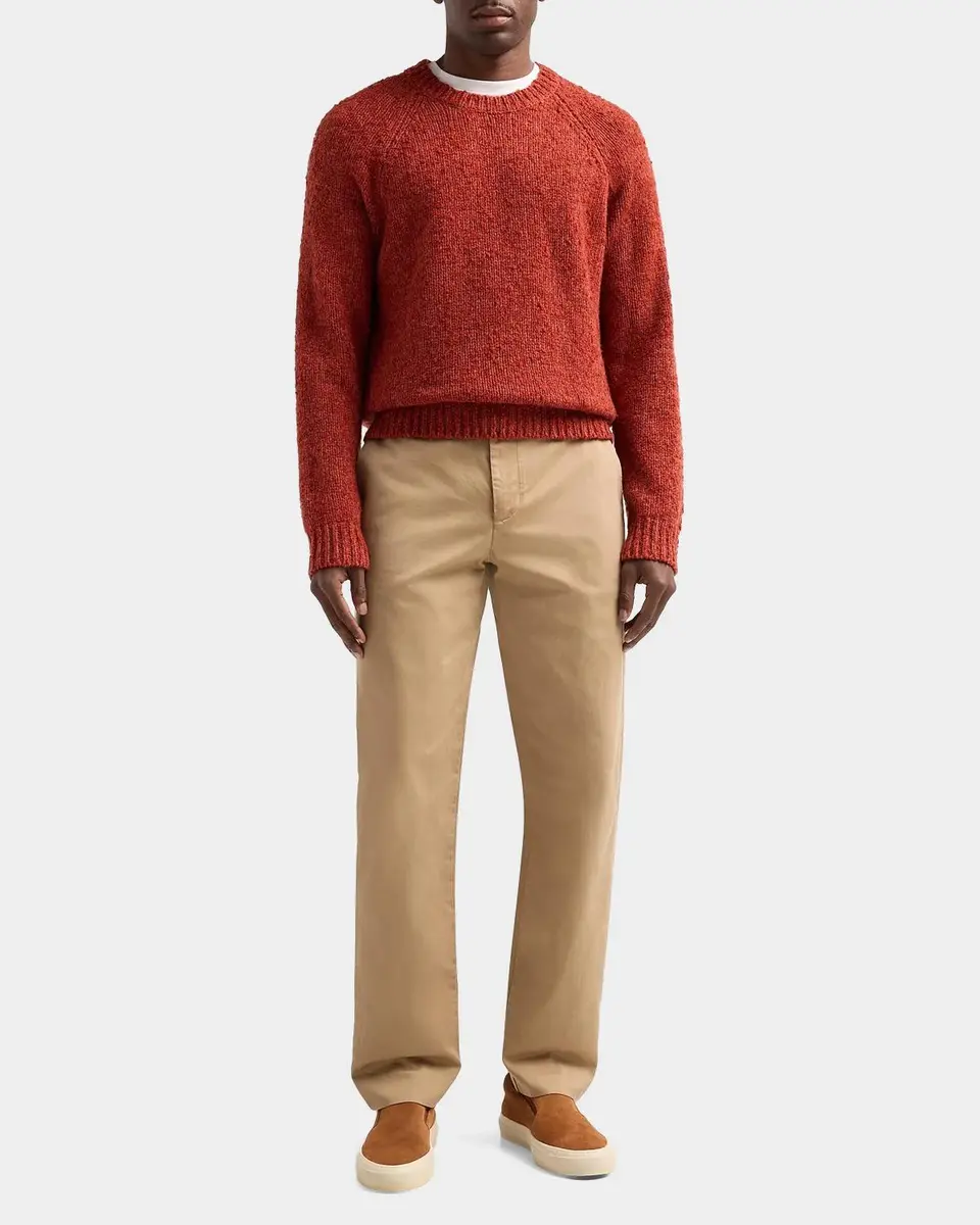 Vince Men's Boucle Raglan Crewneck Sweater | Thumbnail 2