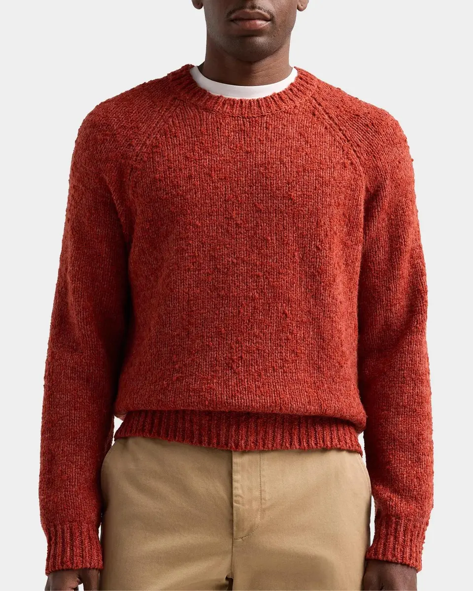 Vince Men's Boucle Raglan Crewneck Sweater | Thumbnail 3